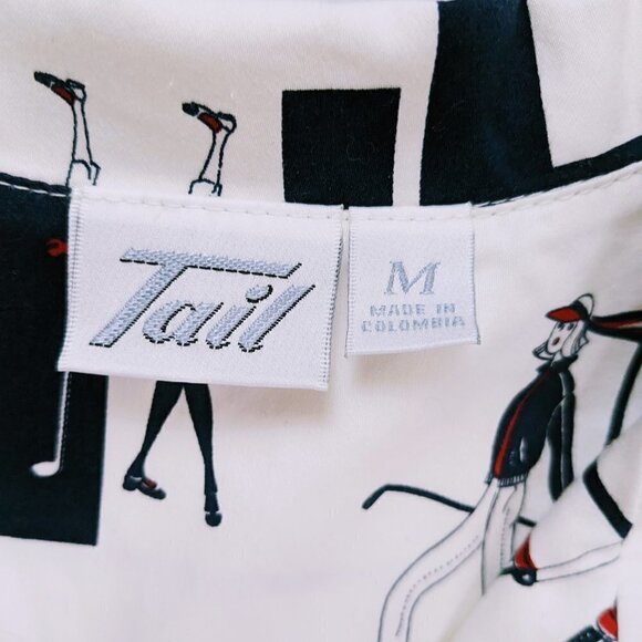 Vintage Tail Parisian Style Zip Up Jacket Size Medium - Picture 5 of 6